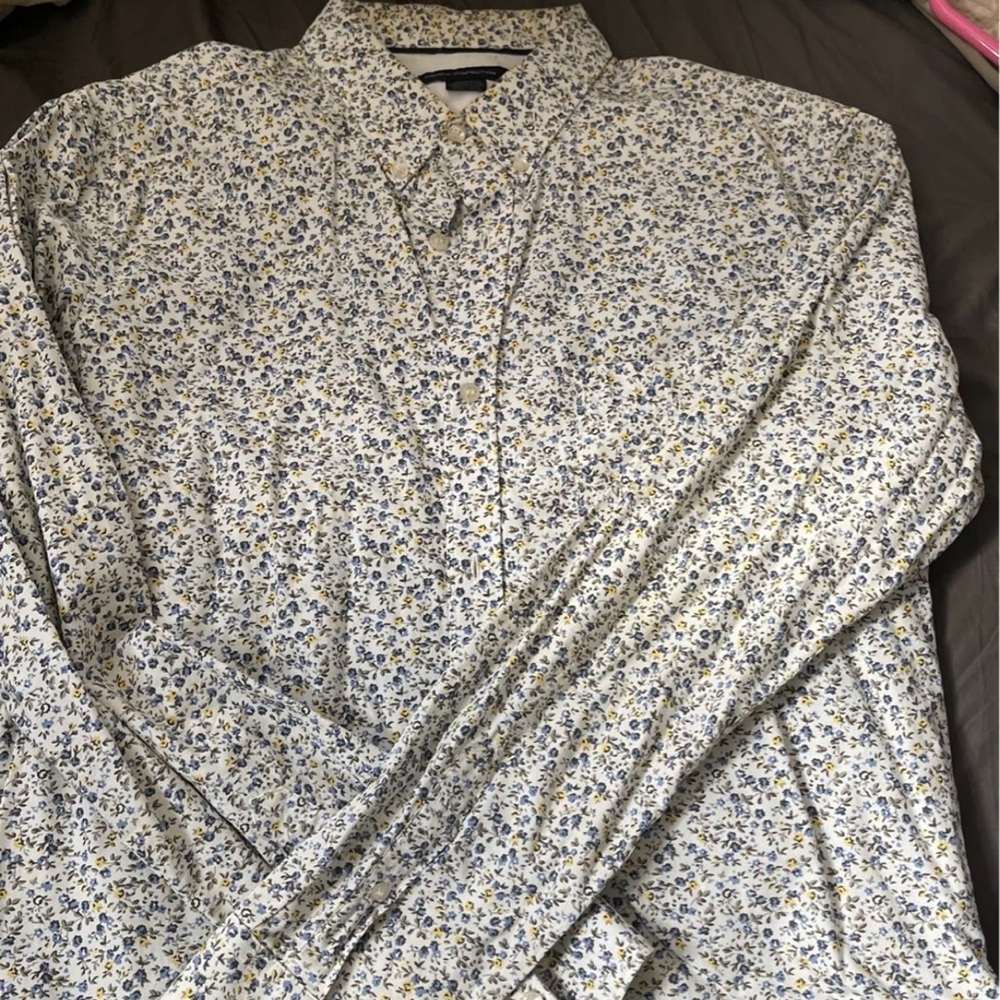 Button up floral shirt